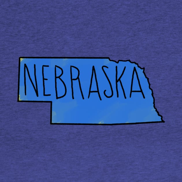 The State of Nebraska - Blue by loudestkitten